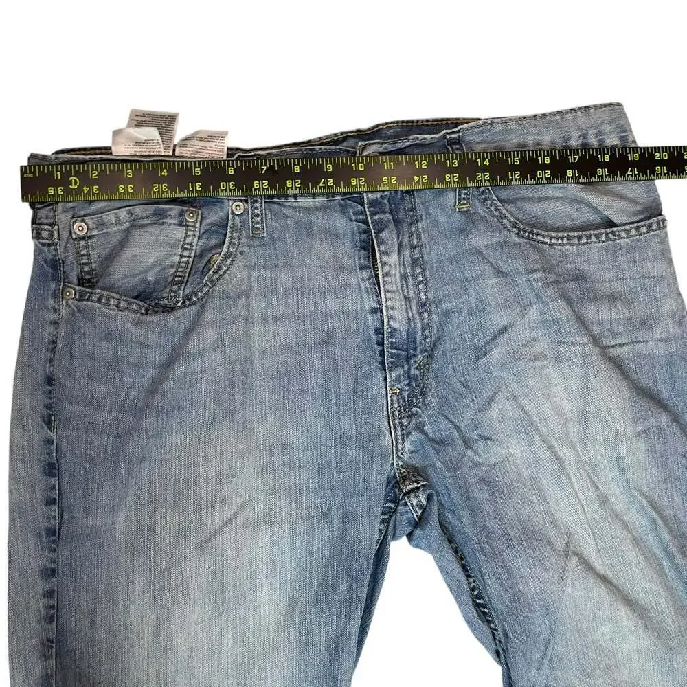 Levi’s 559 Relaxed Straight Jeans Mens 38x34 Light Wash Denim
